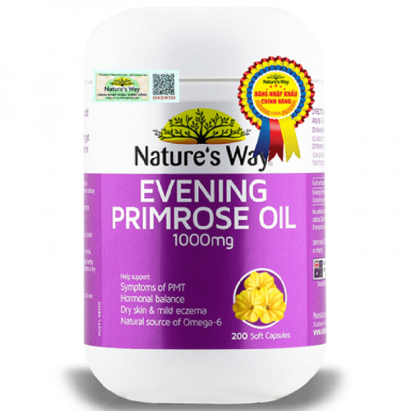 Nature's Way Evening Primrose Oil 1000mg tăng cường sức khỏe