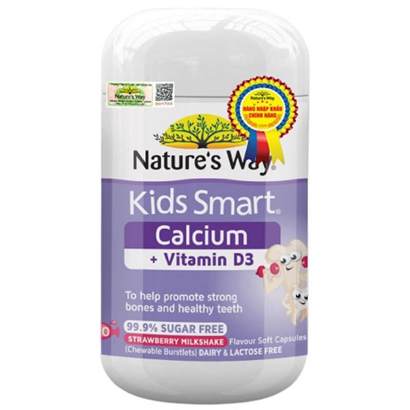 Nature’s Way Kids Smart Calcium + Vitamin D3 Burstlets