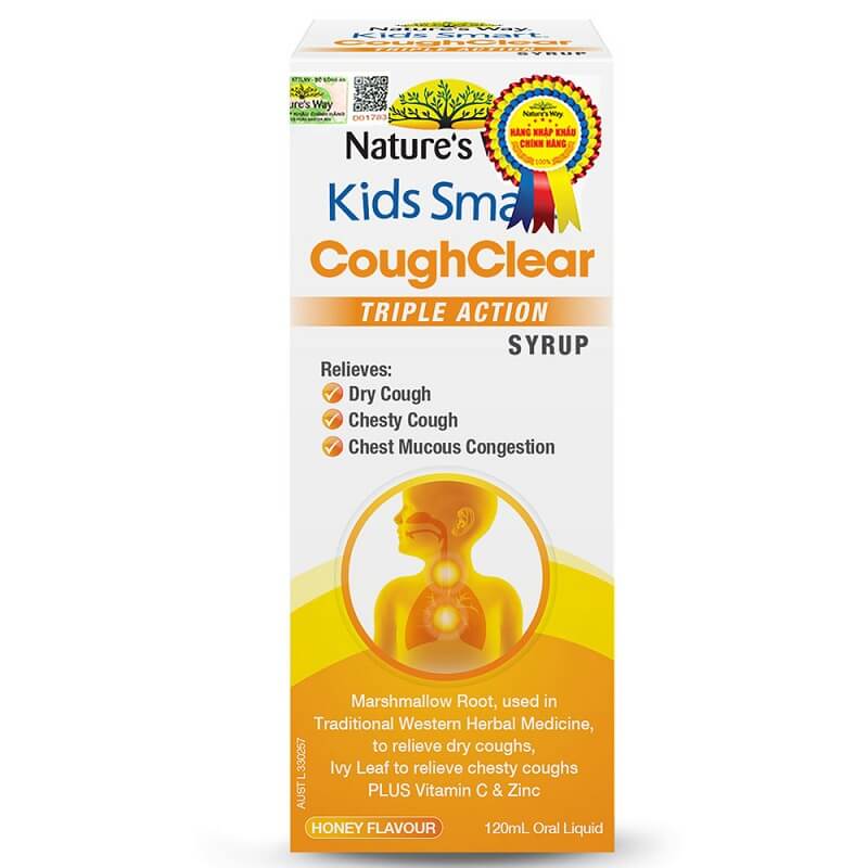 Nature’s Way Kids Smart Cough Clear Triple Action Syrup