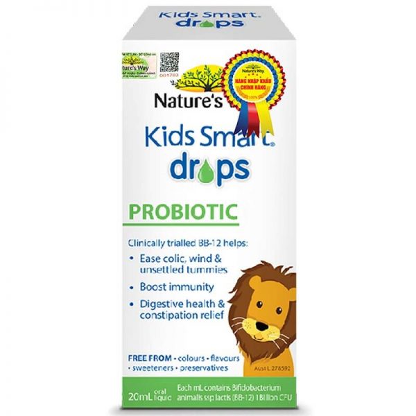 Nature's Way Kids Smart Drops Probiotic - Giúp trẻ ăn ngon miệng