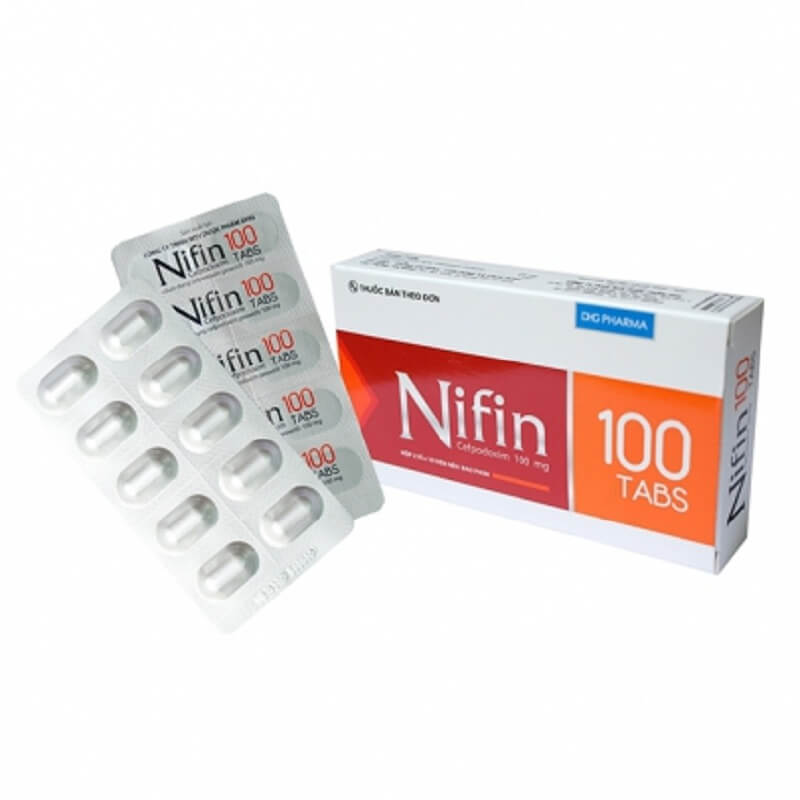 Nifin 100 - Điều trị nhiễm khuẩn từ nhẹ đến trung bình