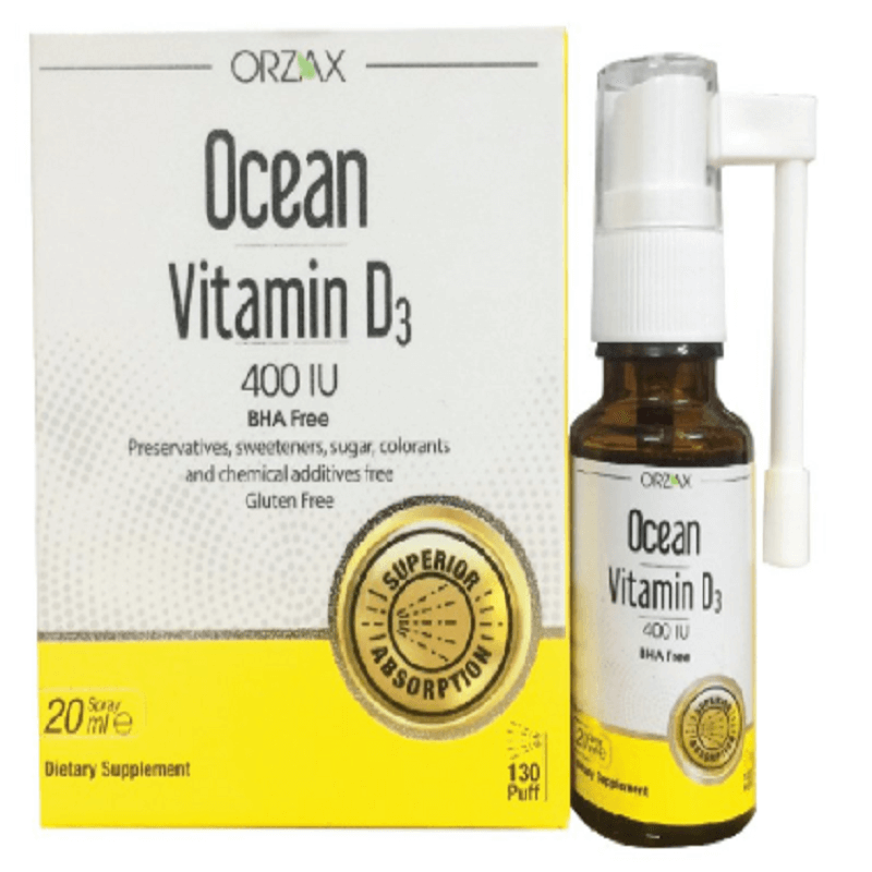 Ocean Vitmin D3 dạng xịt - Hỗ trợ sức khỏe xương và răng