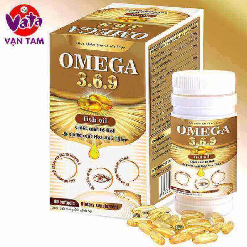 Omega 3.6.9 - Hỗ trợ bảo vệ mắt, giảm mỏi mắt, mờ mắt