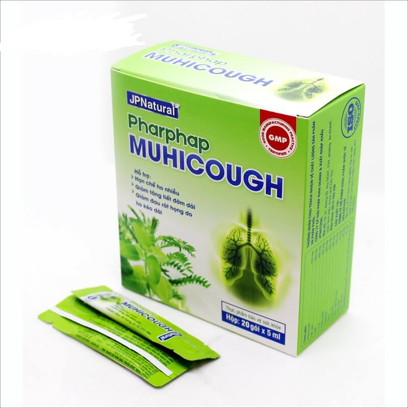 Pharphap Muhicough - Giúp bổ phế, giảm đau rát họng