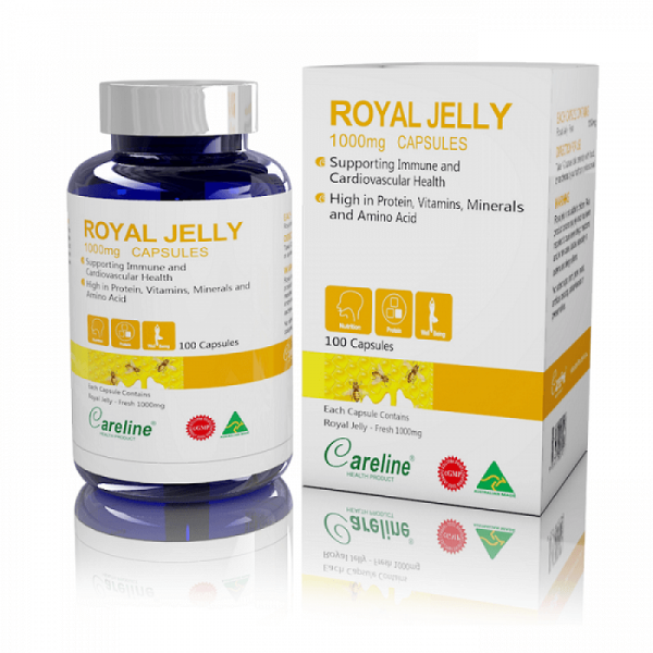 Royal Jelly 1000mg Capsules - Sữa ong chúa bồi bổ cơ thể