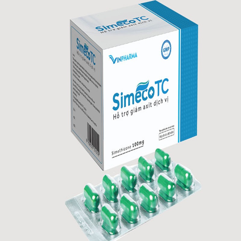 Simeco TC - Giảm axit dịch vị, viêm loét dạ dàyc