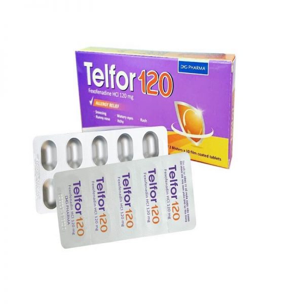 Telfor 120 - Điều trị các triệu chứng viêm mũi dị ứng