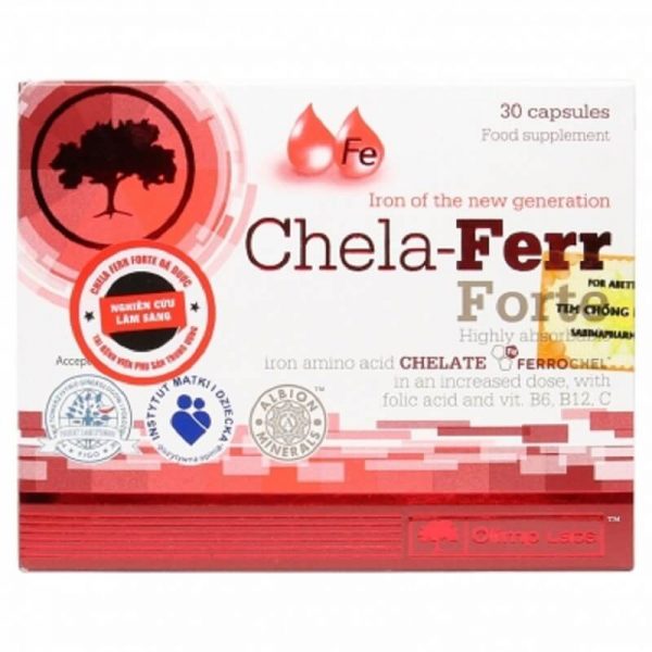 Thực phẩm bảo vệ sức khỏe Chela Ferr® Forte - Bổ máu