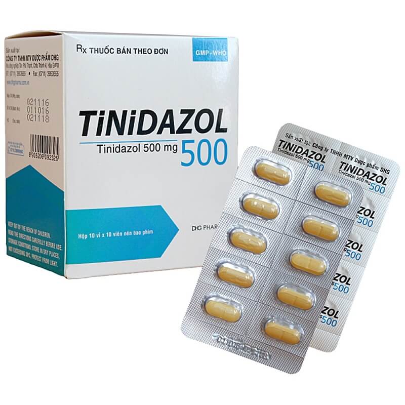 Tinidazol - Điều trị các nhiễm khuẩn do vi khuẩn kỵ khí