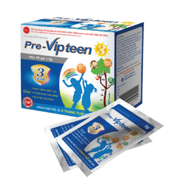 TPBVSK Pre-Vipteen 3 - Giúp xương, răng chắc khỏe