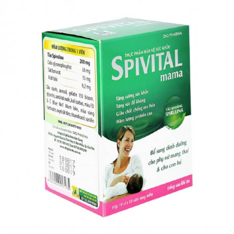TPBVSK Spivital Mama - Cung cấp đạm thực vật, vitamin