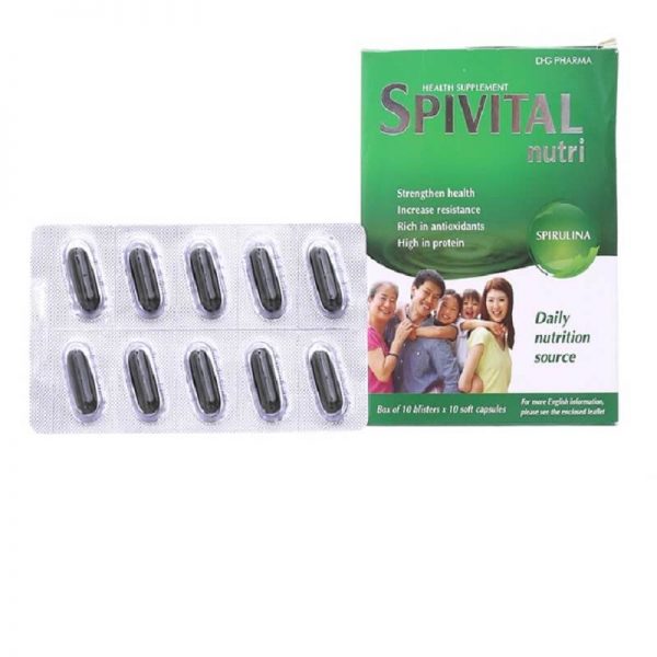 TPBVSK Spivital Nutri - Chống suy nhược cơ thể, giảm mệt mỏi