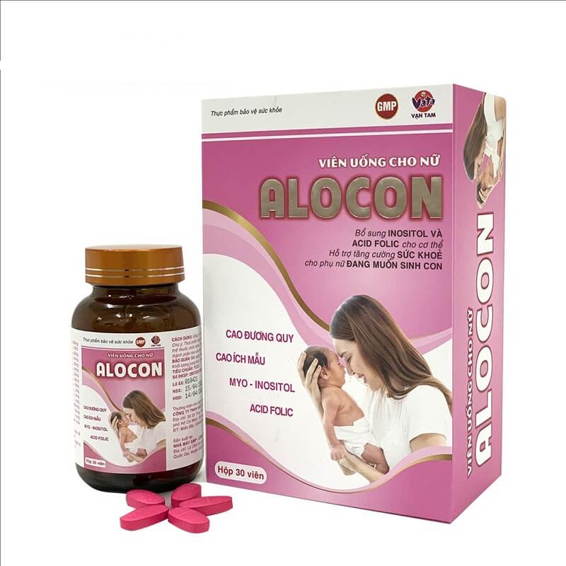 Viên uống cho nữ Alocon cho phụ nữ đang muốn sinh con