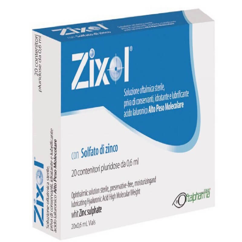 Zixol - Nước mắt nhân tạo giữ ẩm, bôi trơn cho mắt