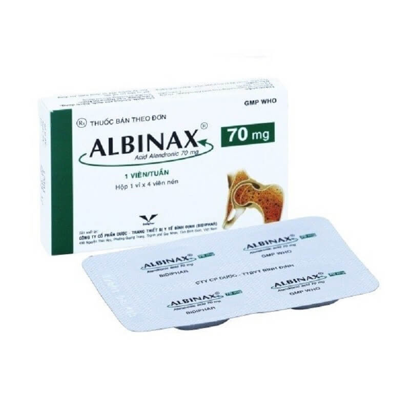 Albinax® 70 mg - Điều trị loãng xương, giảm nguy cơ gãy xương