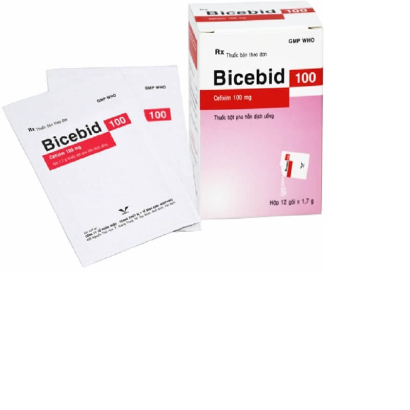 Bicebid 100 - Điều trị nhiễm khuẩn do chủng vi khuẩn nhạy cảm
