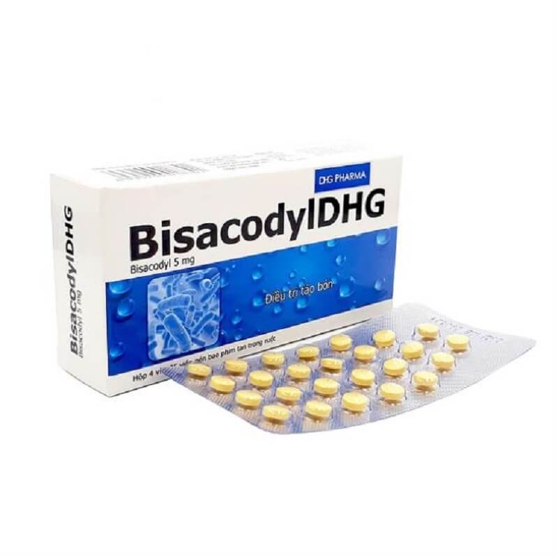 Bisacodyl DHG - Thải sạch ruột trước và sau phẫu thuật