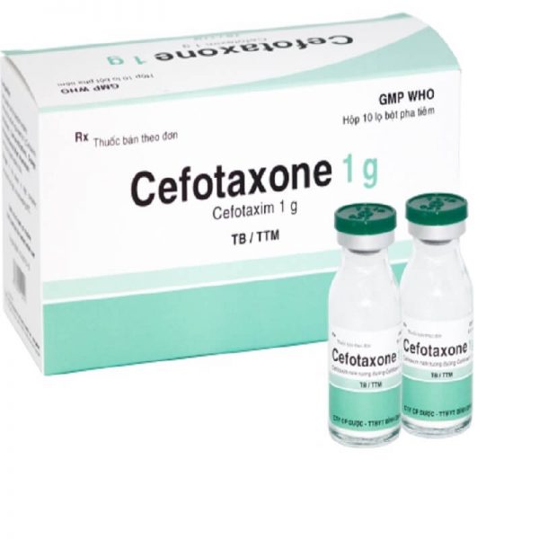 Cefotaxone 1 g - Điều trị bệnh nhiễm khuẩn nặng và nguy kịch