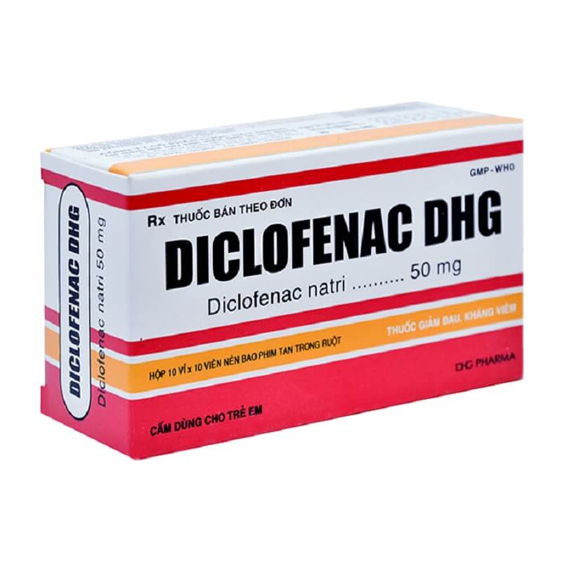 Diclofenac DHG - Điều trị viêm, đau xương khớp