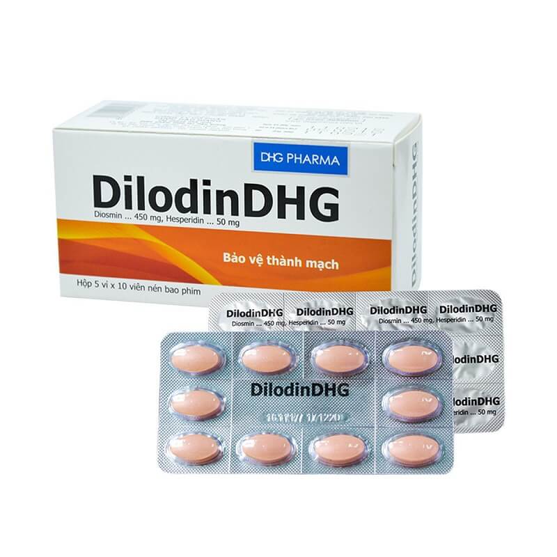 DilodinDHG - Điều trị các triệu chứng liên quan đến trĩ