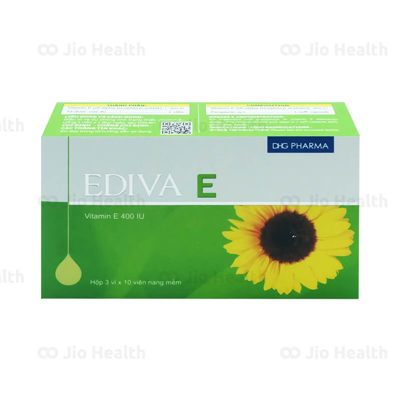 Ediva E - Điều trị và dự phòng tình trạng thiếu vitamin E
