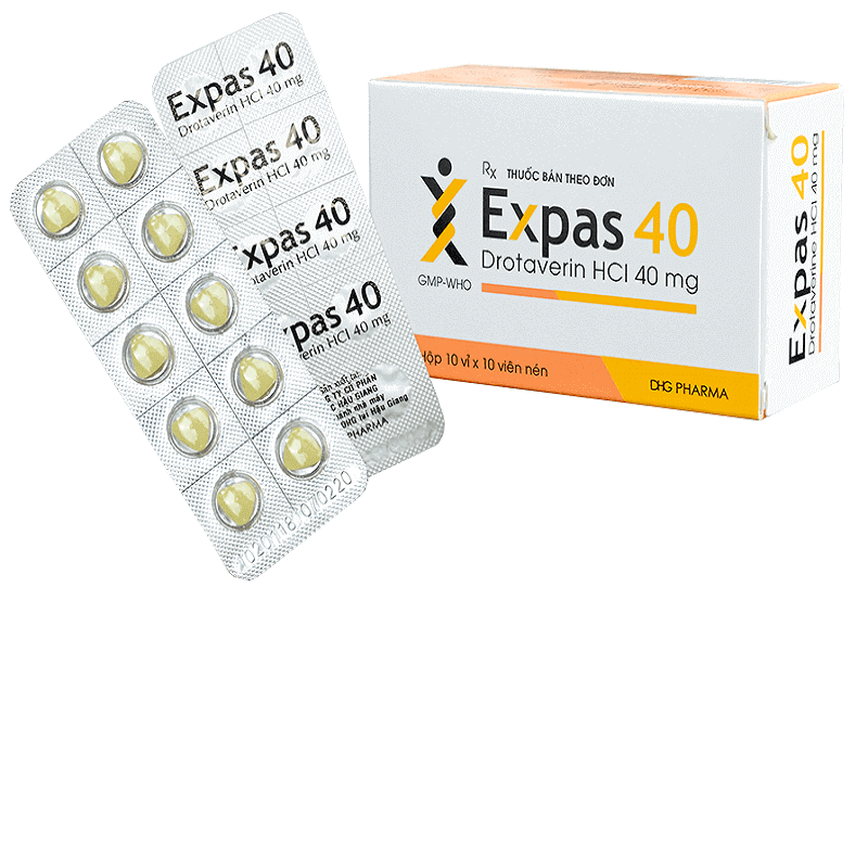 EXPAS 40 - Trị co thắt cơ có nguồn gốc từ cơ trơn