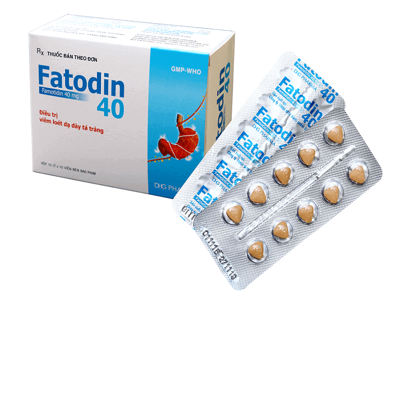 Fatodin - Điều trị loét dạ dày, loét tá tràng cấp tính