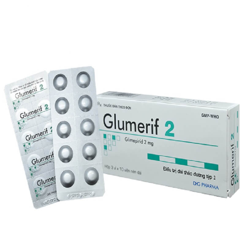 Glumerif 2 - Điều trị bệnh đái tháo đường týp 2