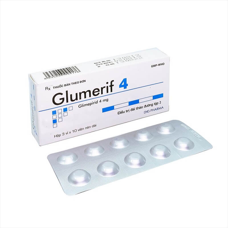 Glumerif 4 - Điều trị bệnh đái tháo đường týp 2