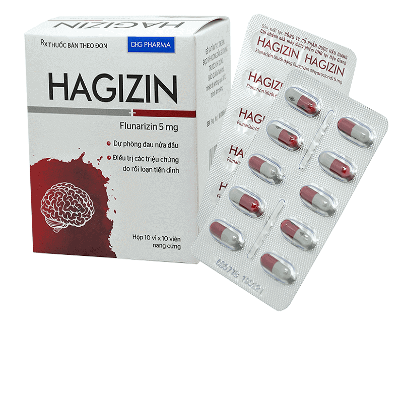Hagizin - Điều trị dự phòng cơn đau nửa đầu, chóng mặt