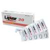 Lipvar 20 - Giảm nồng độ cholesterol toàn phần và cholesterol LDL