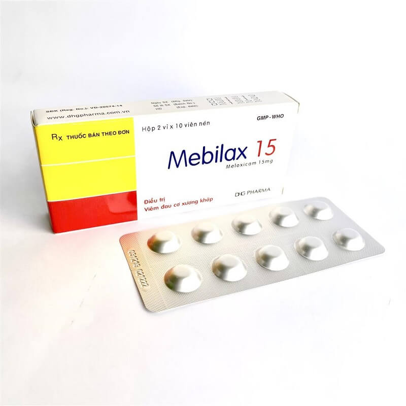 Mebilax 15 - Điều trị các triệu chứng đau nhức xương khớp