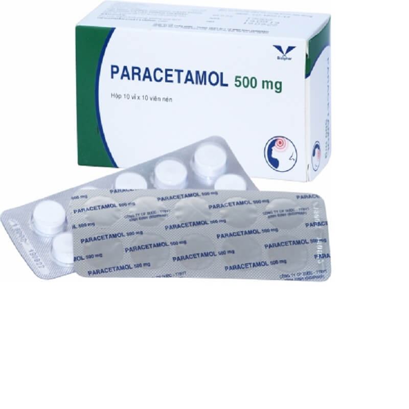 Paracetamol 500mg - Điều trị đau đầu, đau nửa đầu