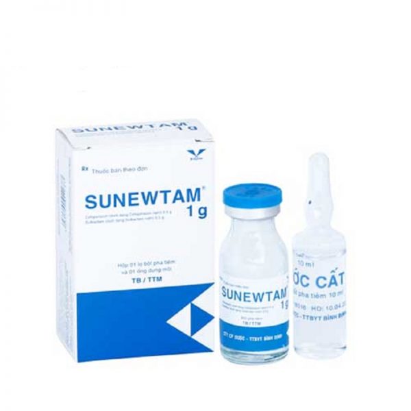 Sunewtam®1g - Điều trị nhiễm khuẩn do vi khuẩn nhạy cảm