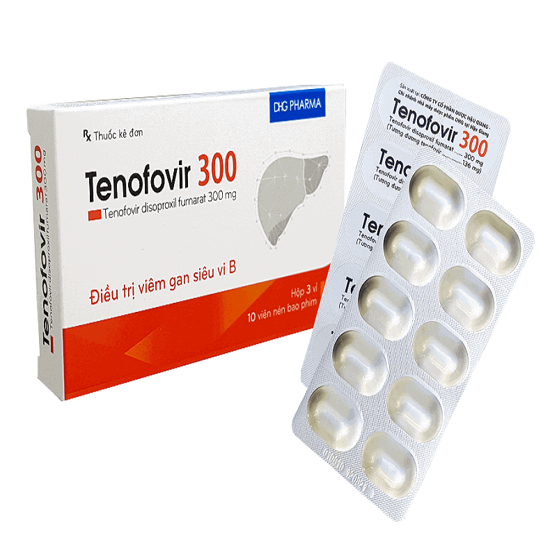 Tenofovir 300 - Điều trị nhiễm HIV - týp 1