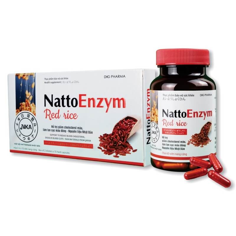 TPBVSK NattoEnzym Red Rice - Hỗ trợ giảm cholesterol máu