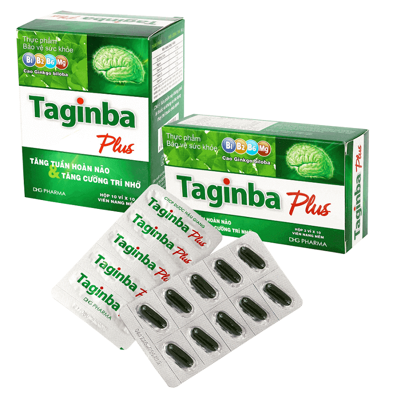 TPBVSK Taginba Plus - Giúp tăng tuần hoàn máu não