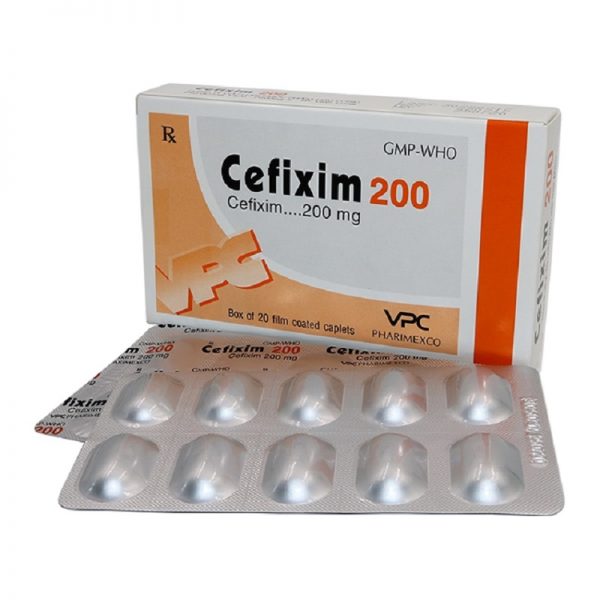 CEFIXIM 200 MG (Hộp /10 viên) - Điều trị nhiễm khuẩn