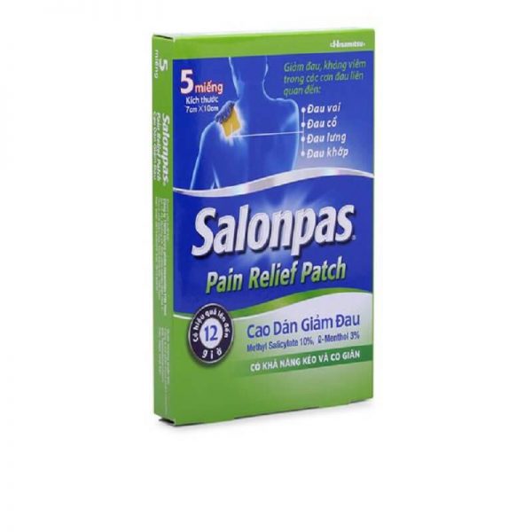Salonpas Pain Relief Patch (hộp 5 miếng)